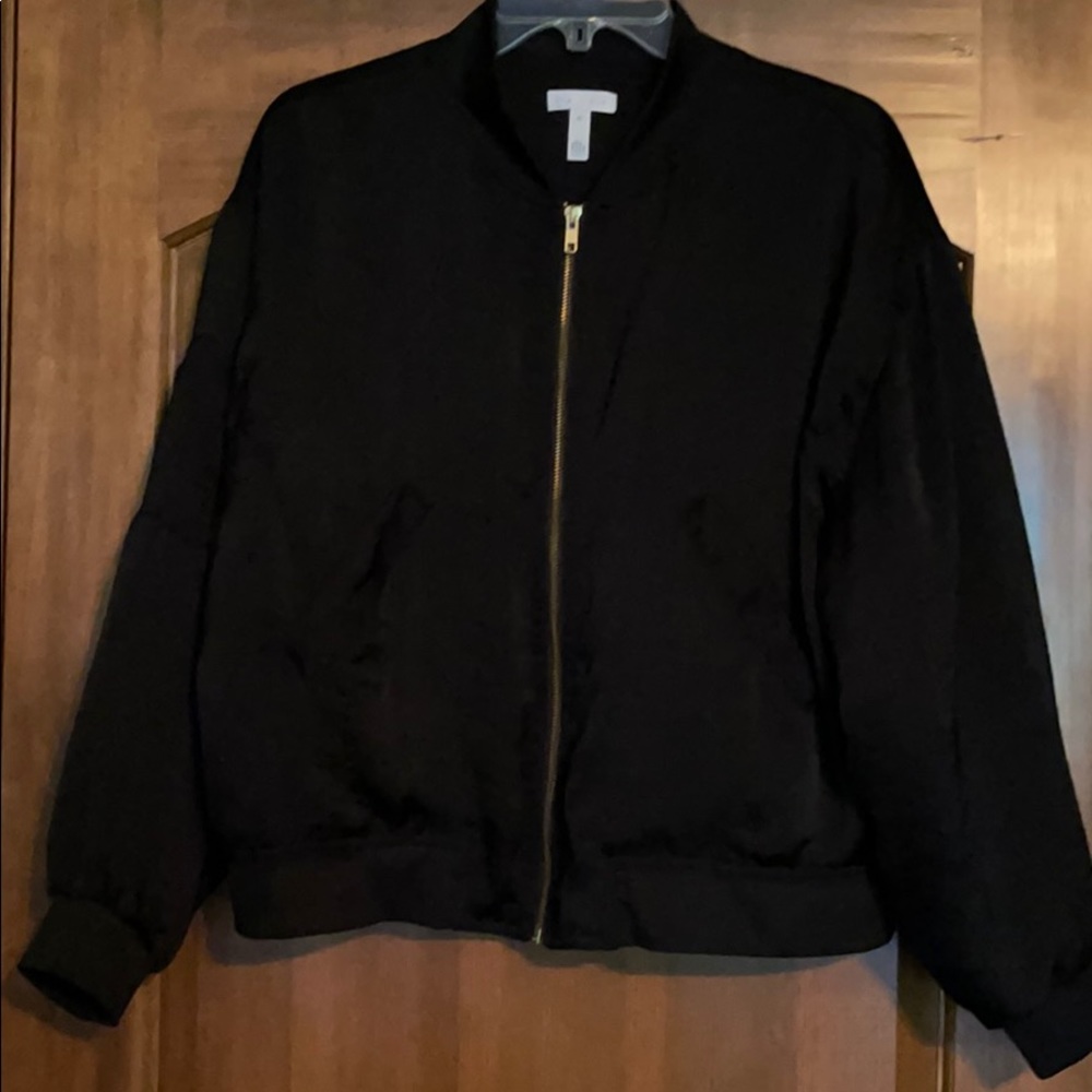 Black Bomber Jacket